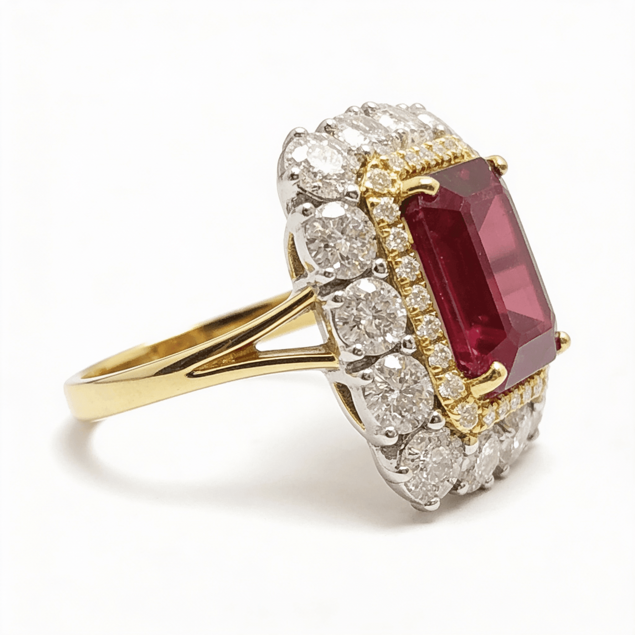 The Peregrinus Imperial Ruby Frame Ring - 4