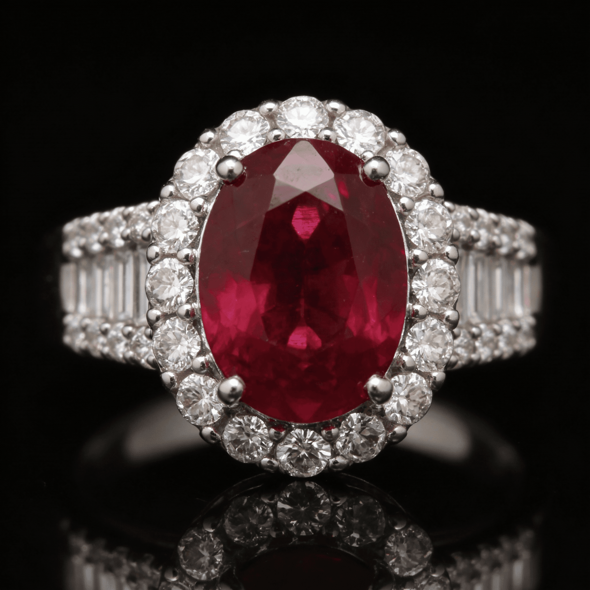 The Peregrinus Ruby Imperial Oval Ring - 6