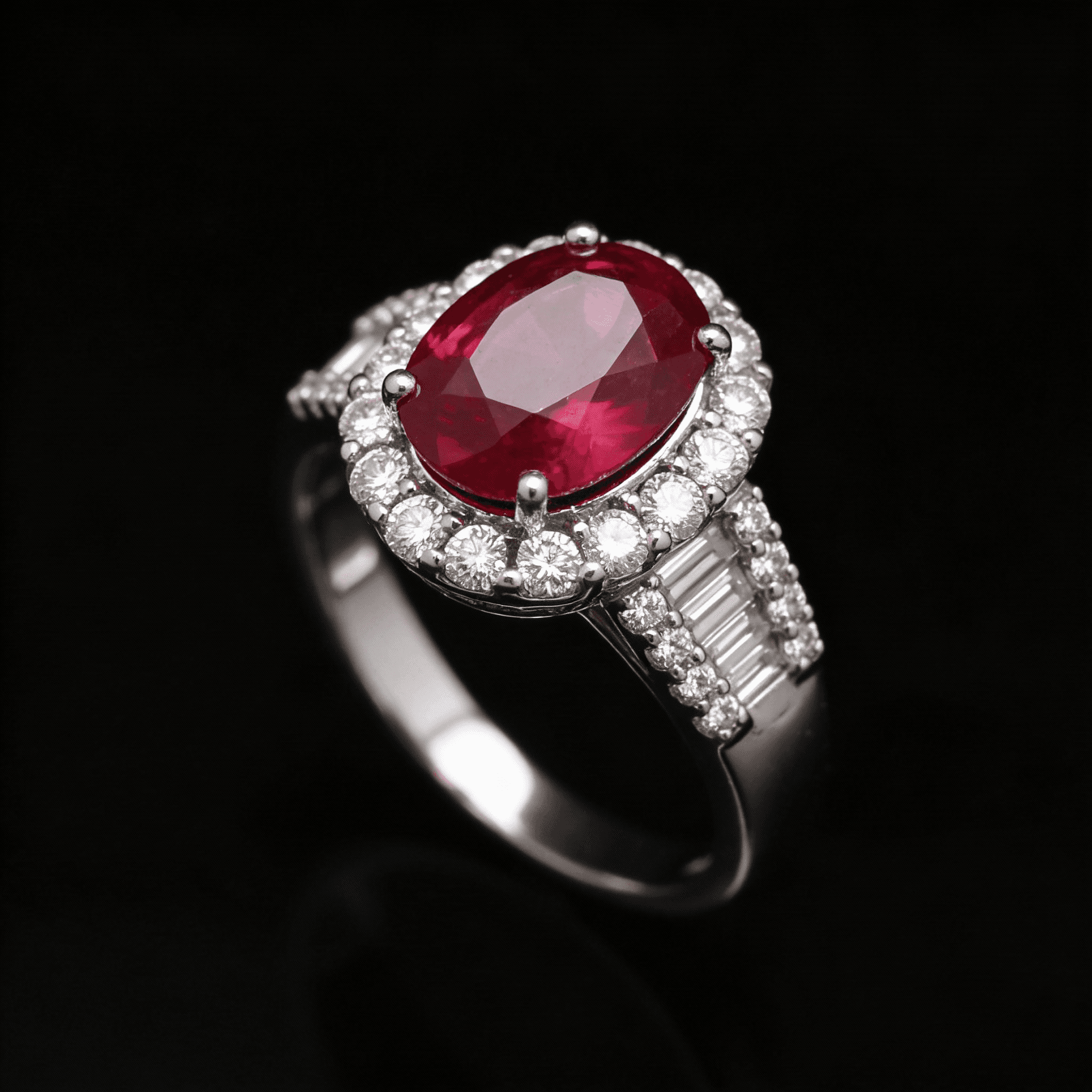 The Peregrinus Ruby Imperial Oval Ring - 7