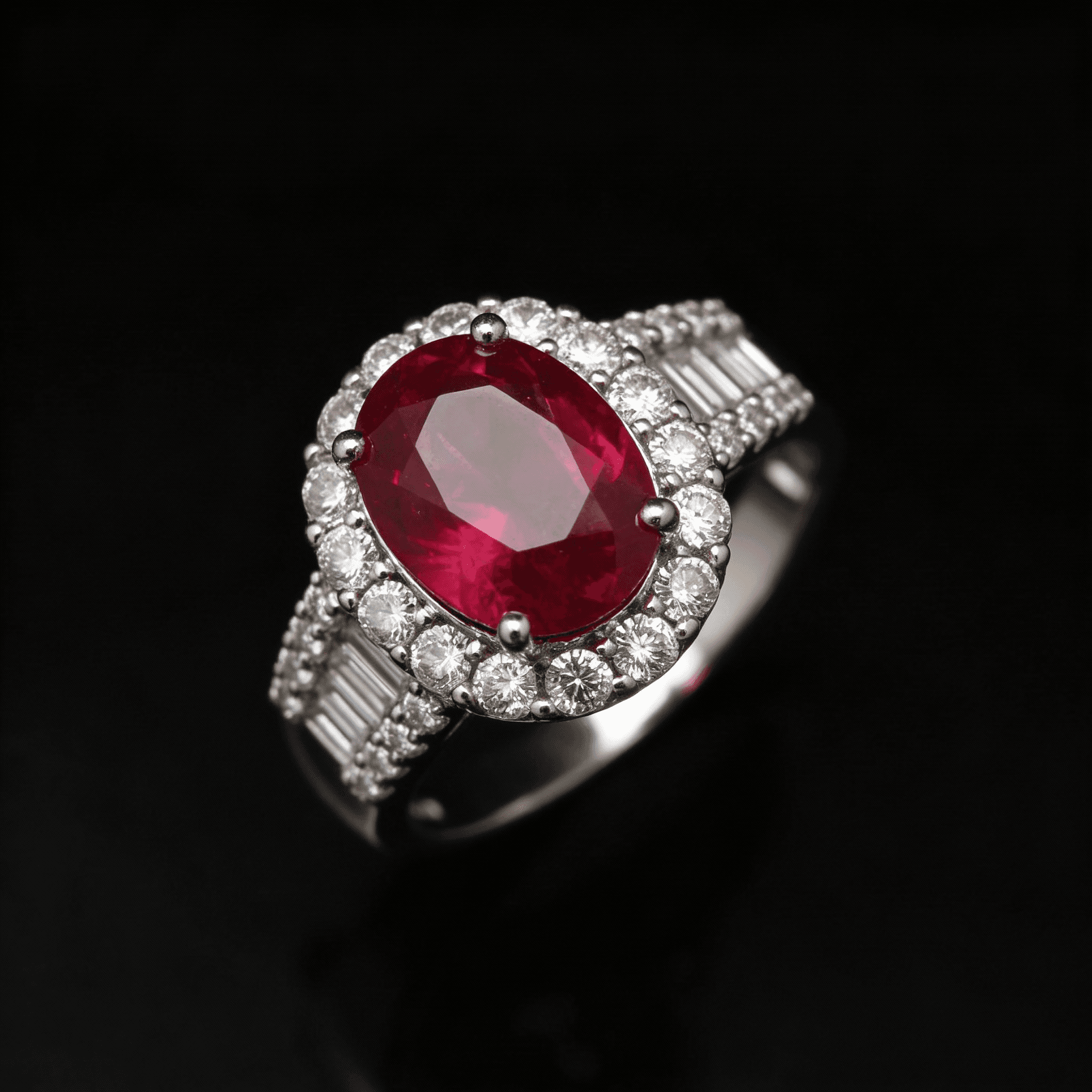 The Peregrinus Ruby Imperial Oval Ring - 8