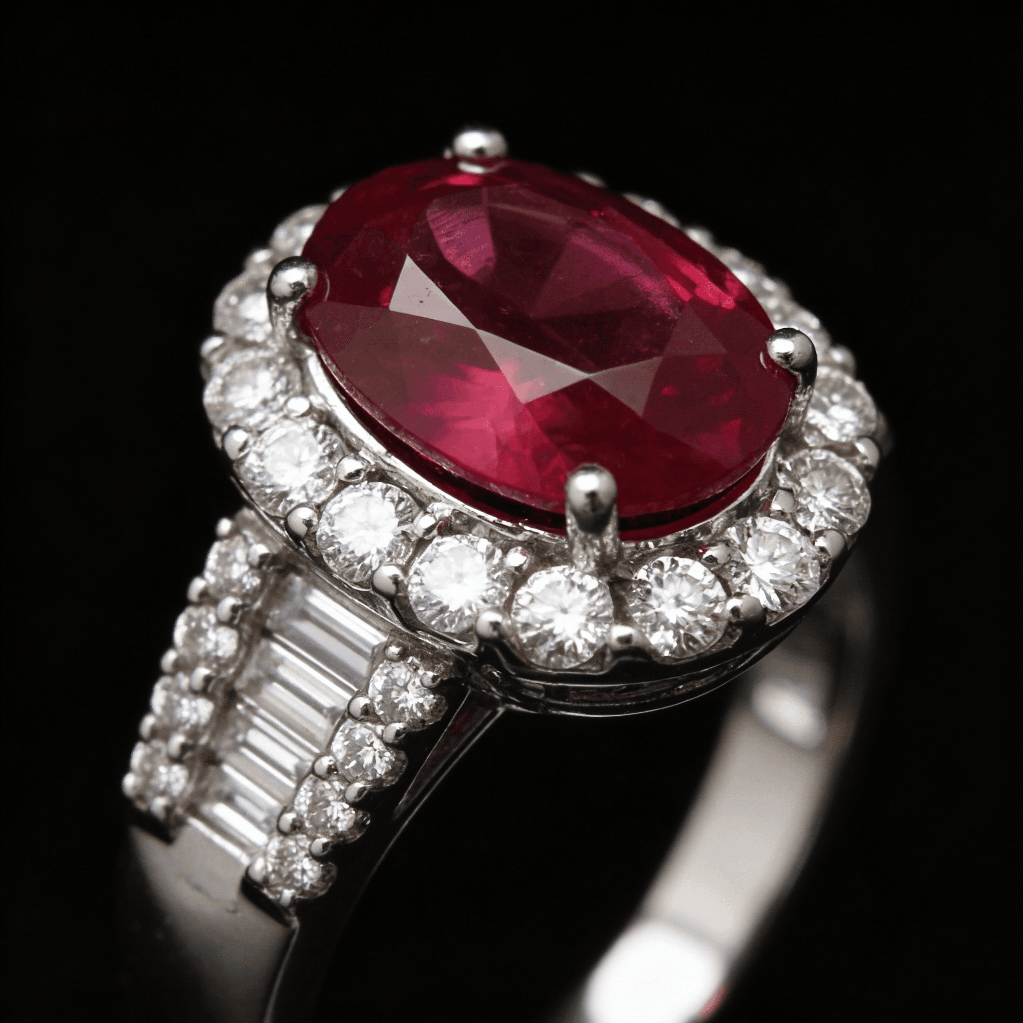 The Peregrinus Ruby Imperial Oval Ring - 9