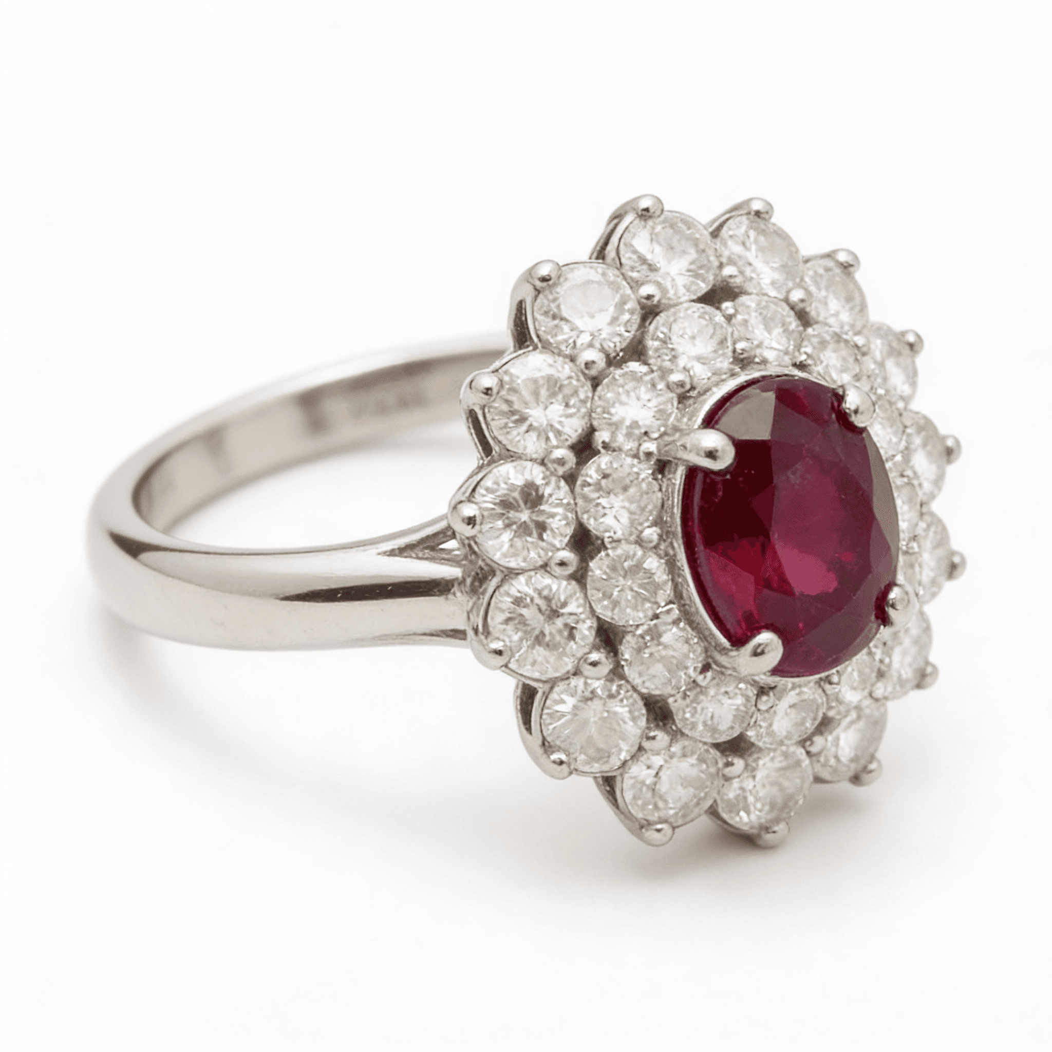 The Peregrinus Ruby Soleil Halo Ring - 3
