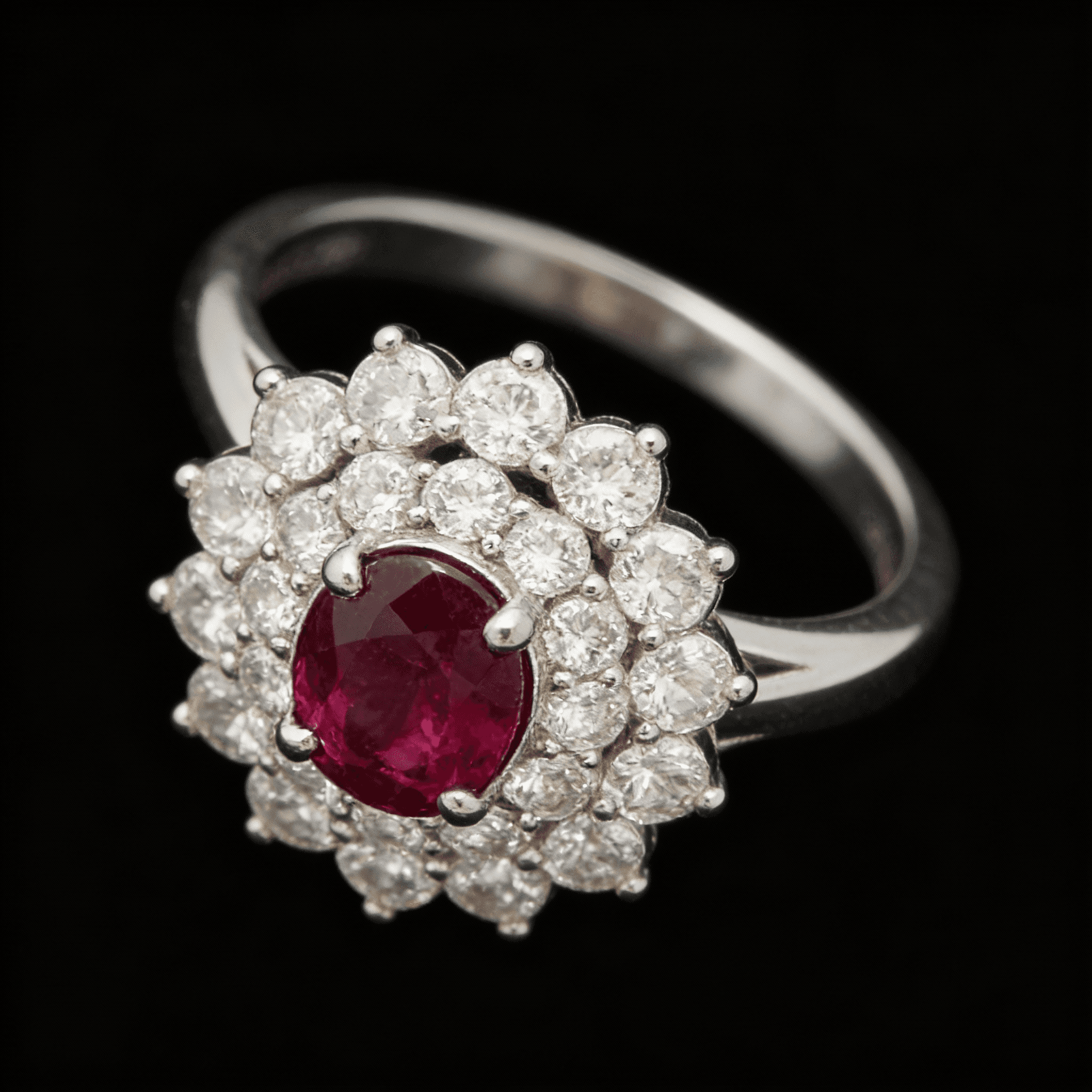 The Peregrinus Ruby Soleil Halo Ring - 6