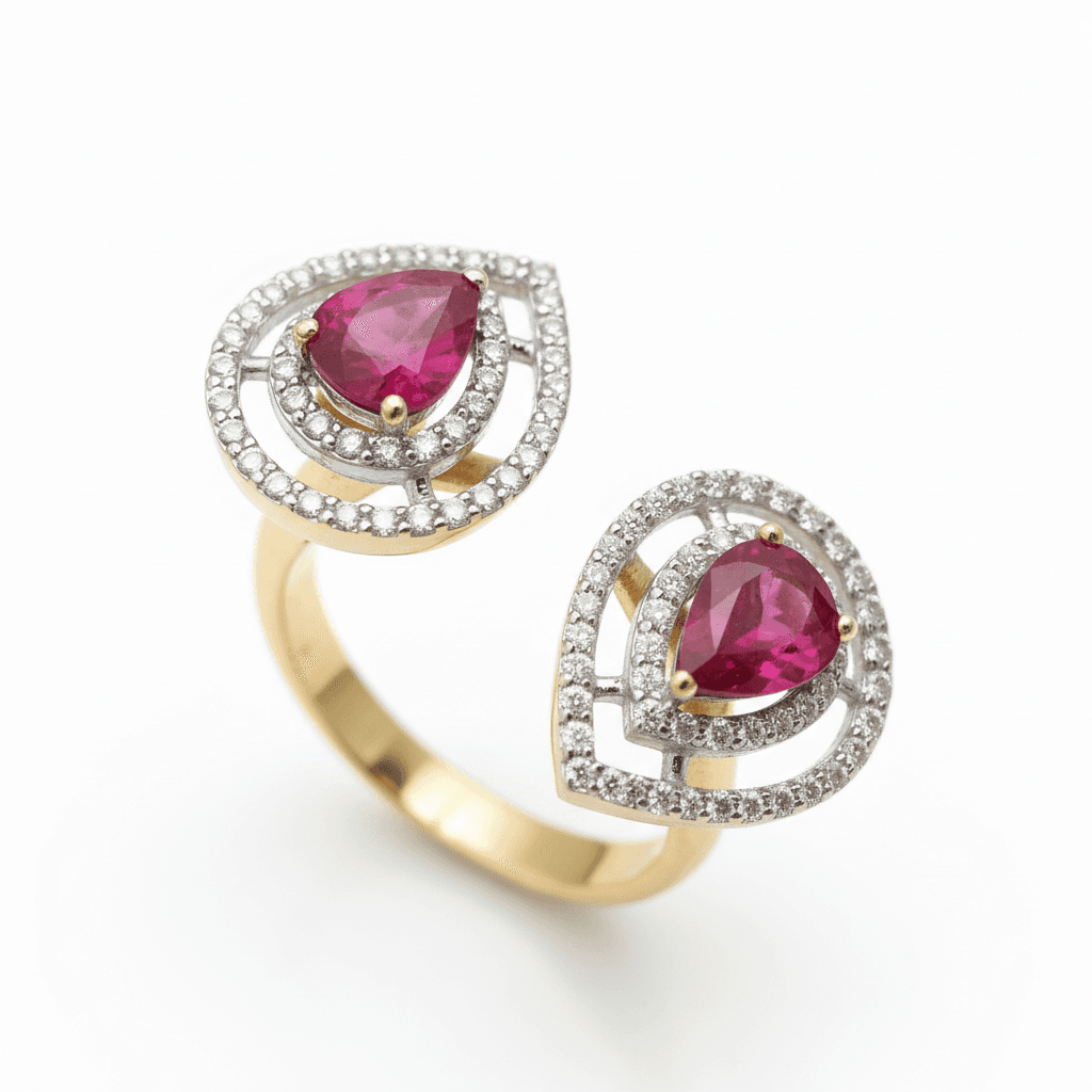 The Peregrinus Crimson Balance Ring  - 3