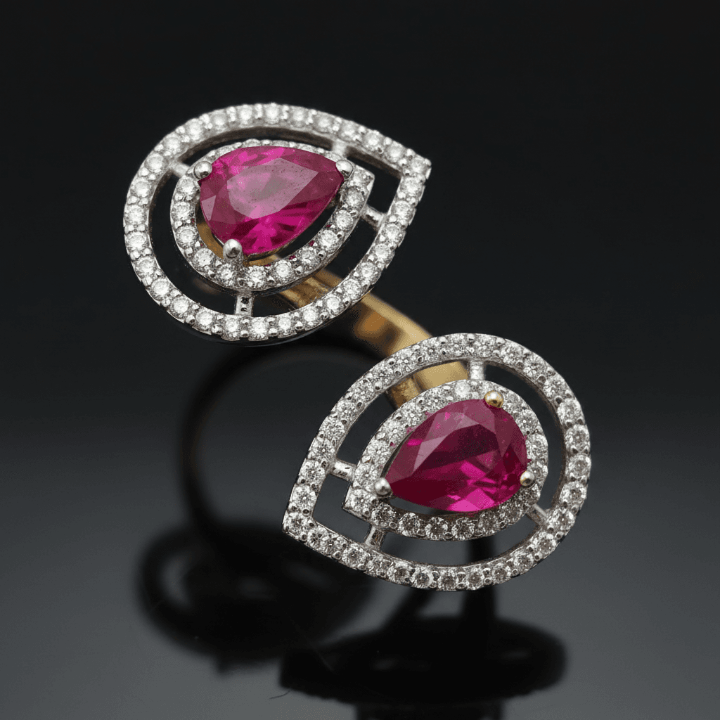 The Peregrinus Crimson Balance Ring  - 5