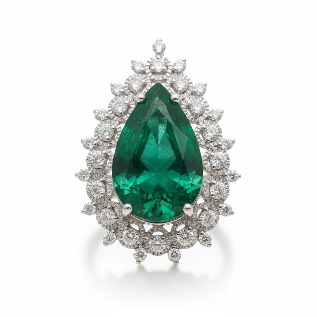 The Peregrinus Emerald Crown Ring - 4