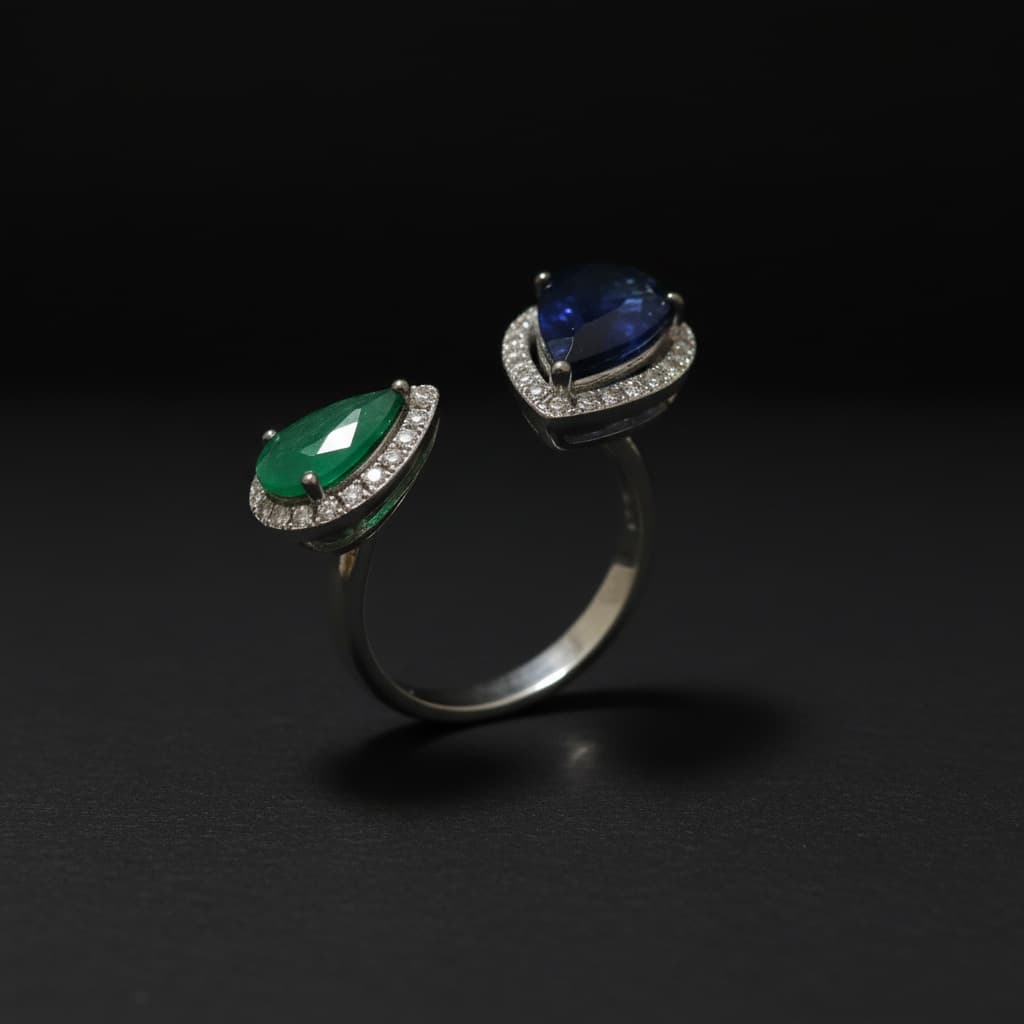 The Peregrinus Eclipse Duet Ring  - 5