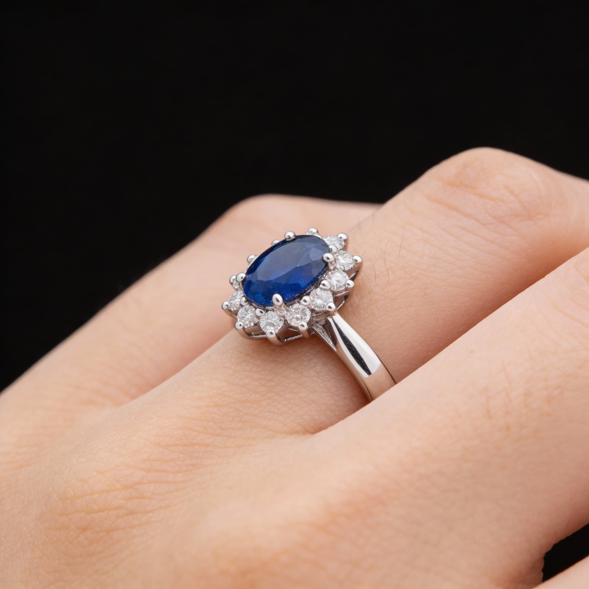 The Peregrinus Starlit Sapphire Ring
