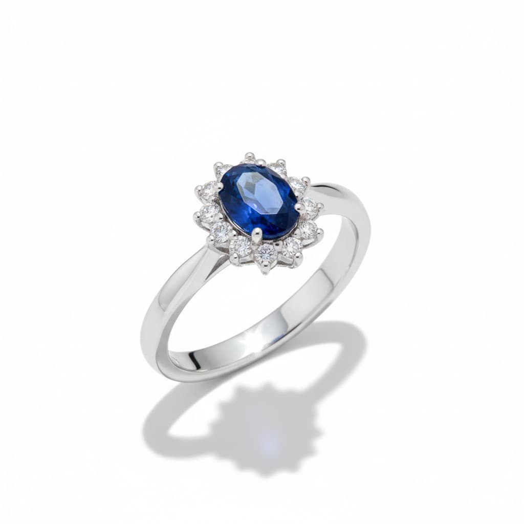 The Peregrinus Starlit Sapphire Ring - 5