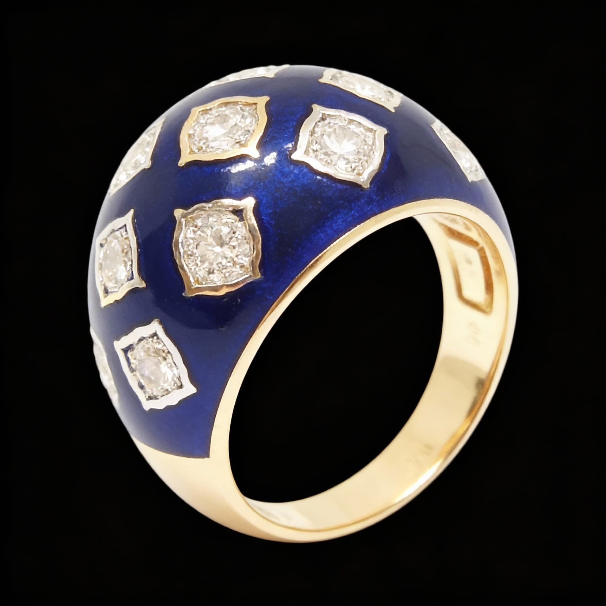 The Peregrinus Midnight Mosaic Ring - 5