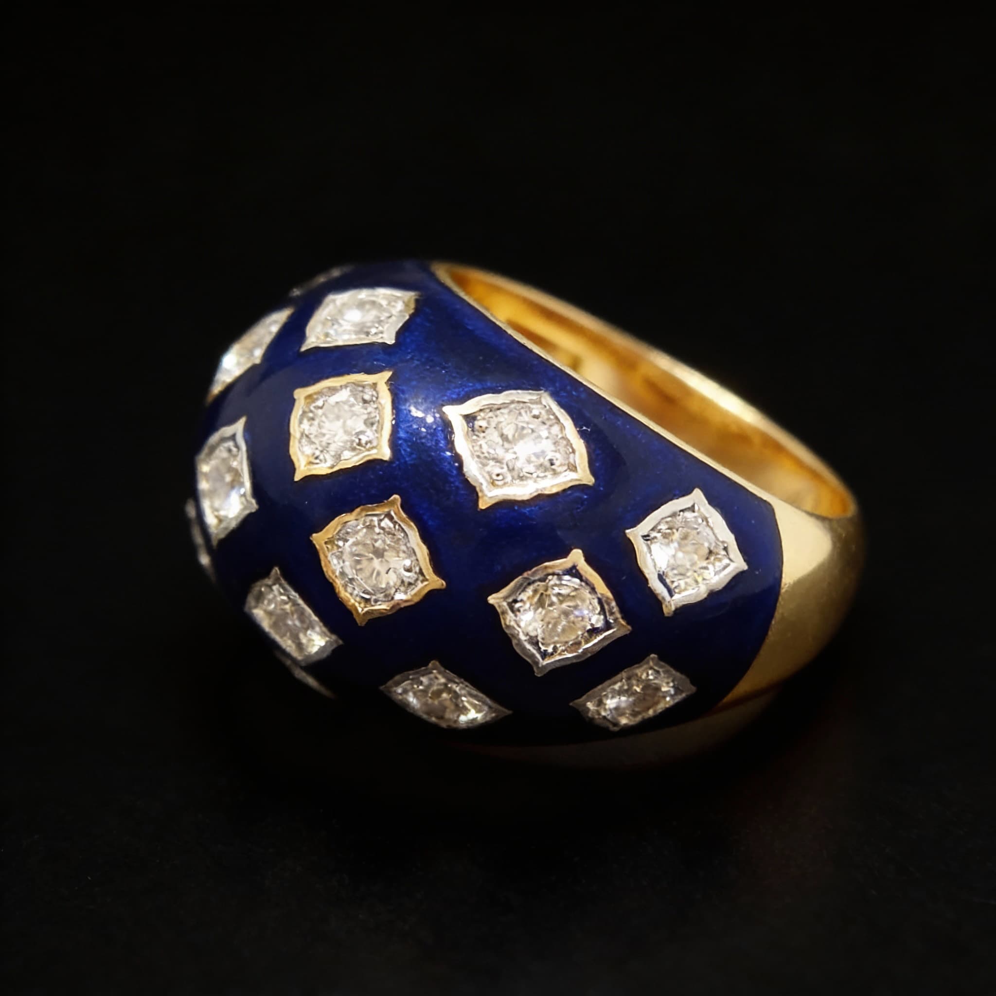 The Peregrinus Midnight Mosaic Ring - 6
