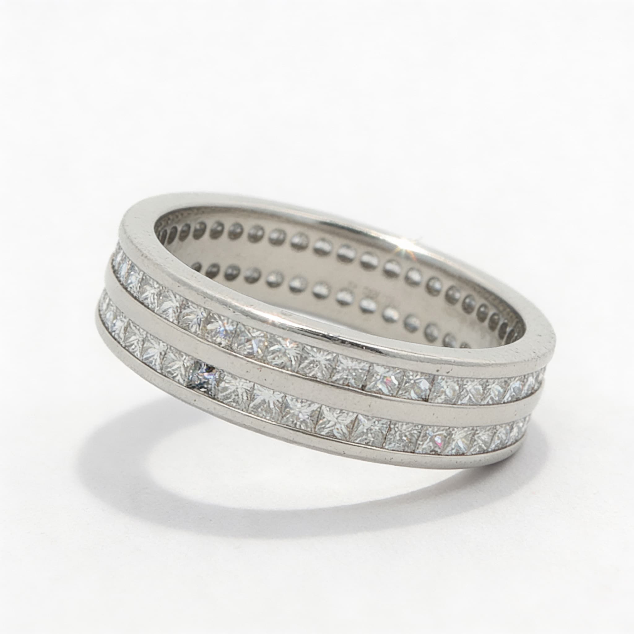 The Eternità Twin Channel Diamond Ring - 3
