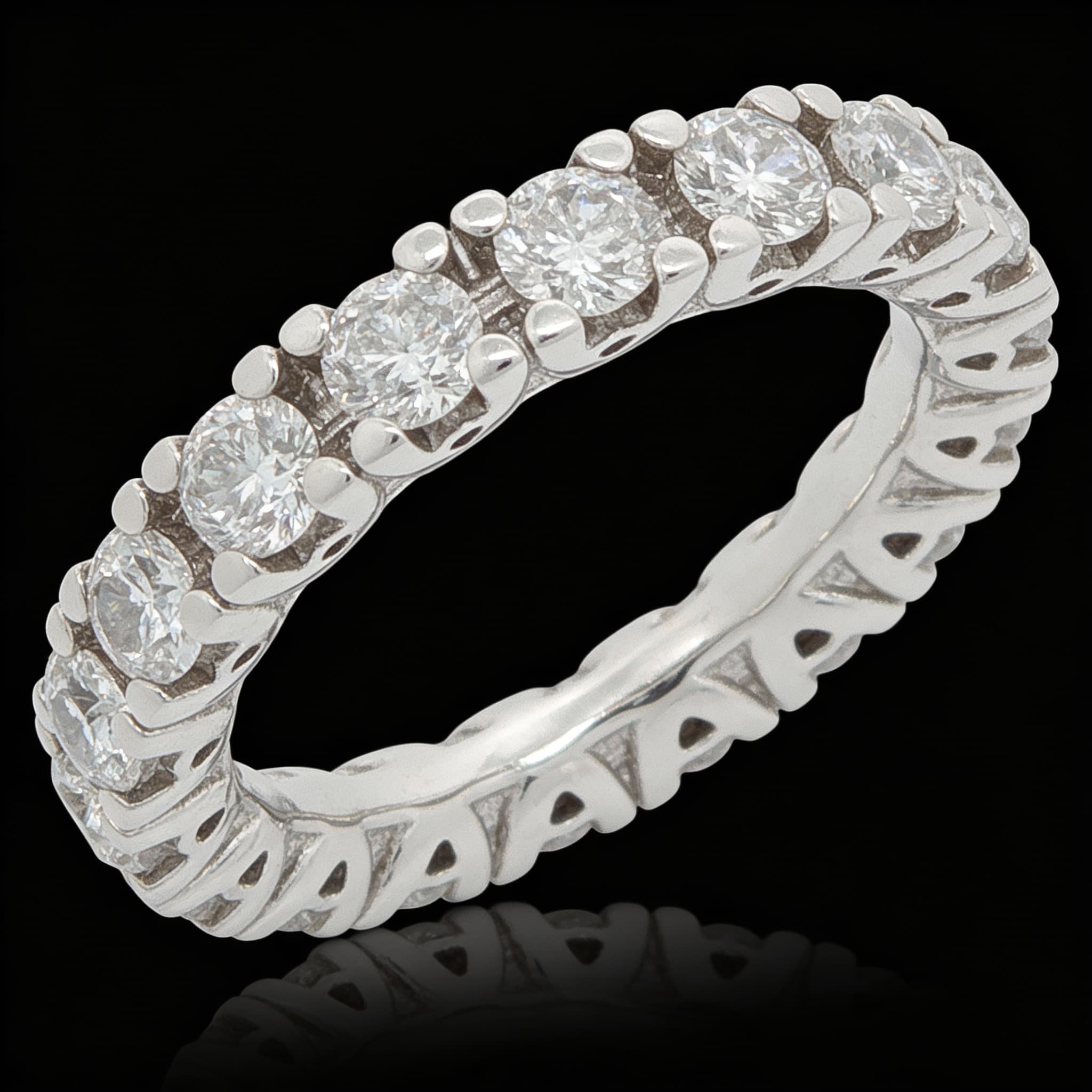  The Eternità Precision-Set Diamond Band - 6