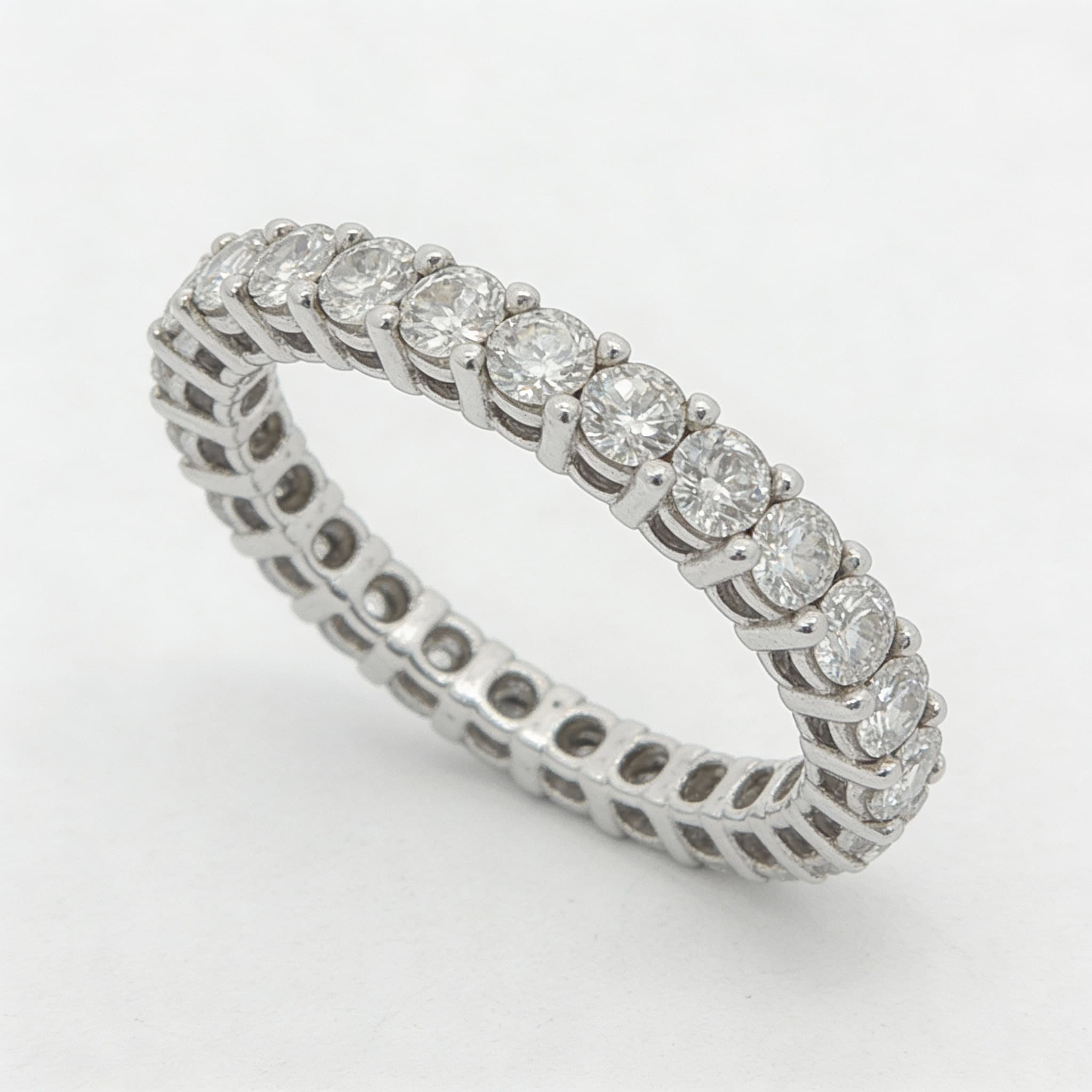 The Eternità Elongated U-Set Full Eternity Ring - 3