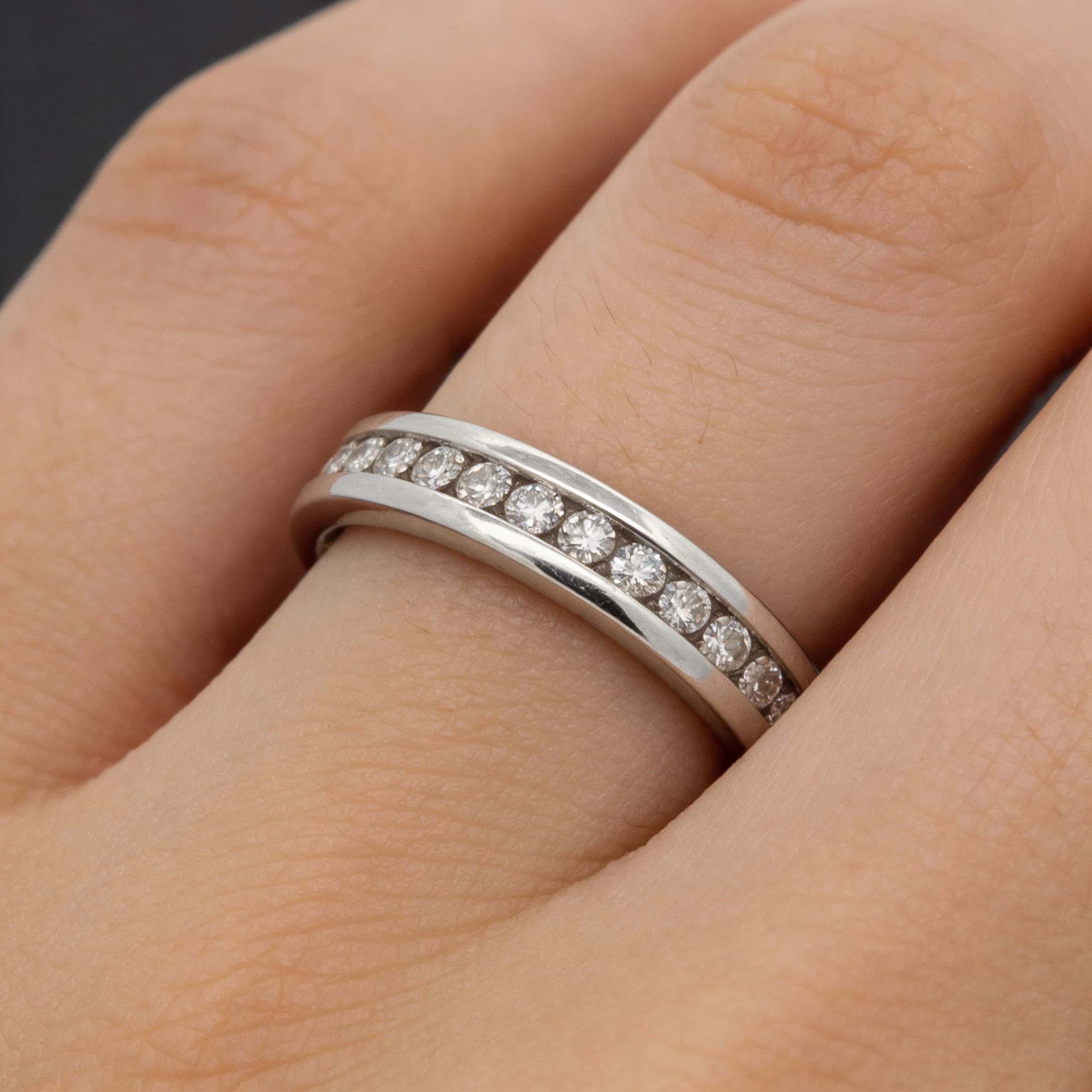 The Eternità Full Channel Round Diamond Eternity Ring