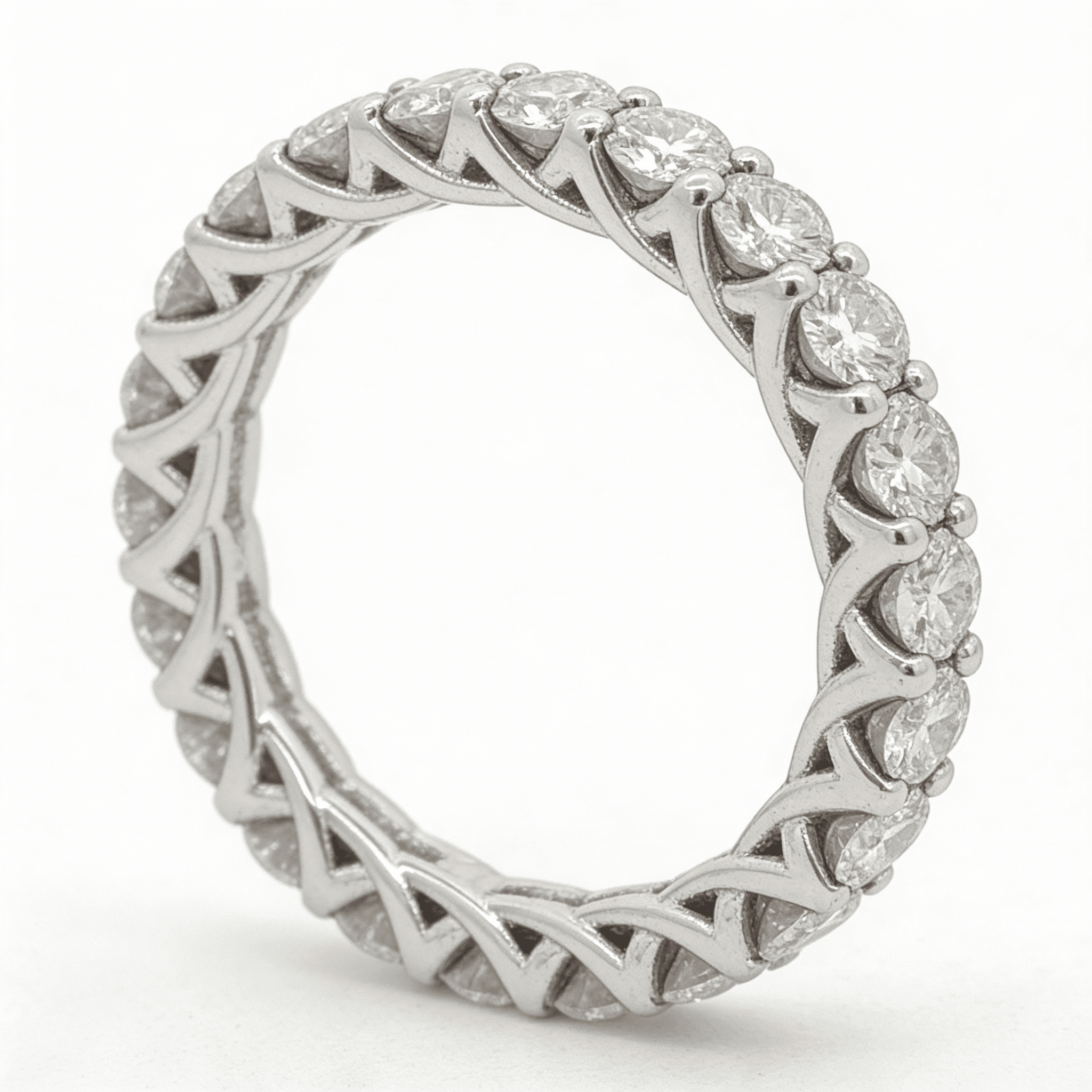 The Eternità Braided Gallery Full Eternity Ring - 3