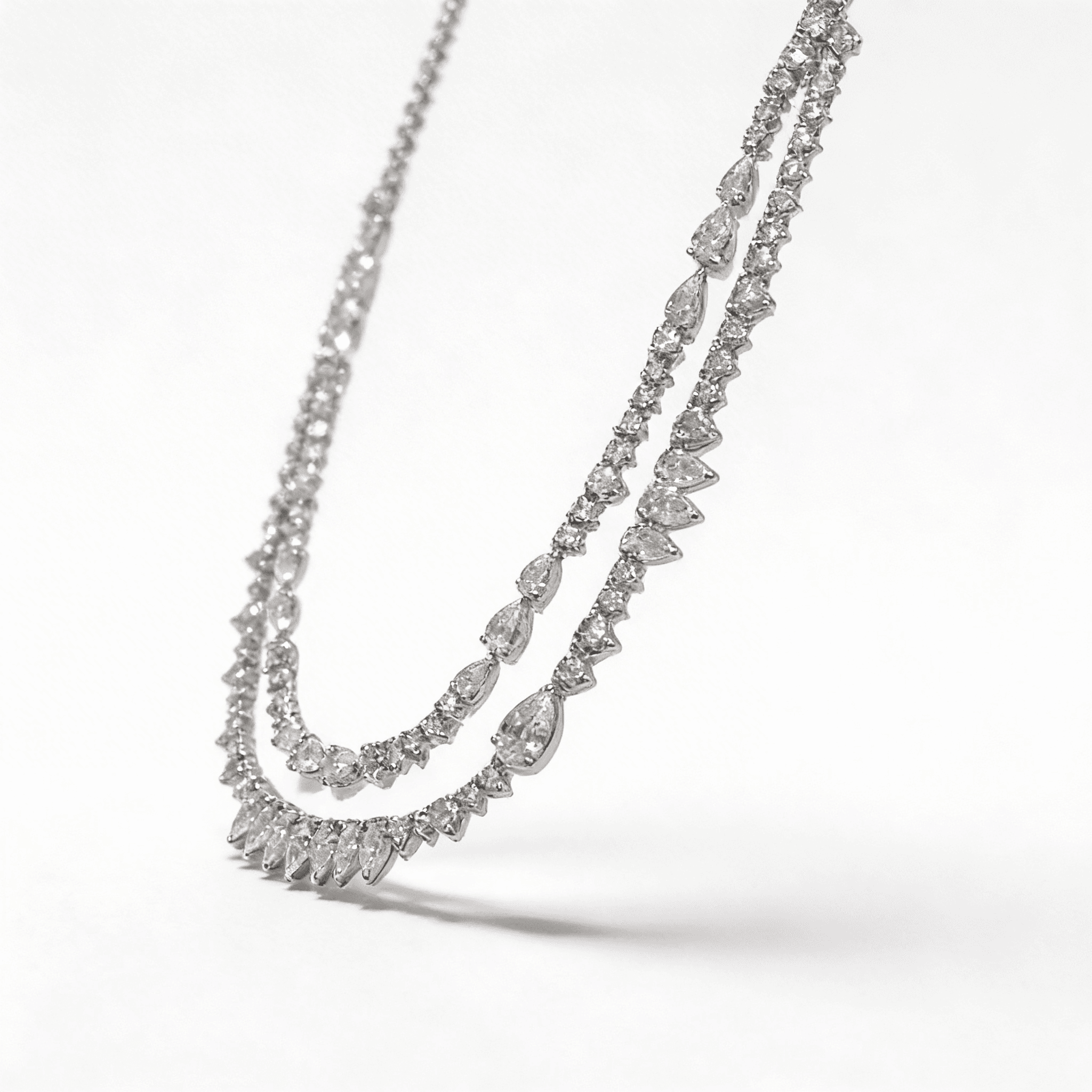 Les Exclusives Parallel Cascade Necklace - 3