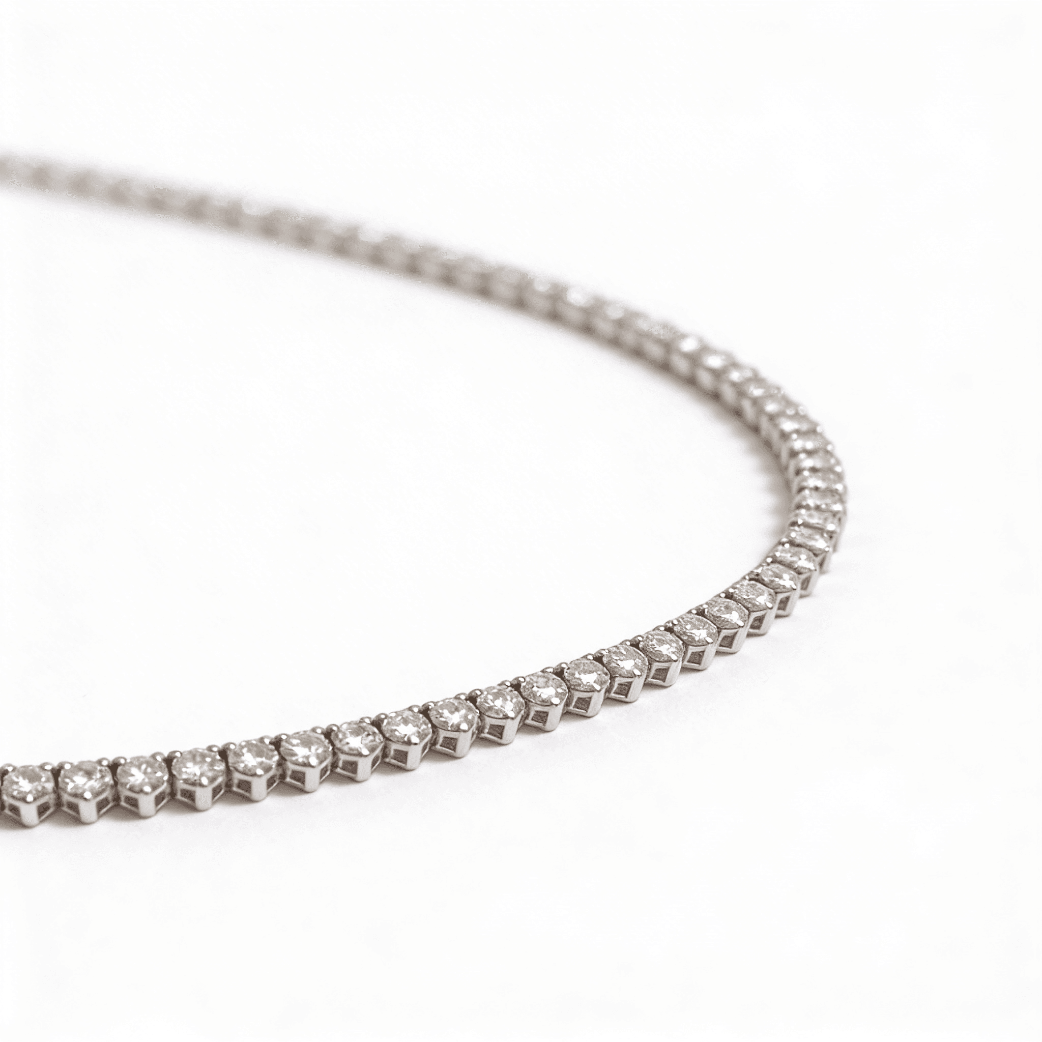 Les Exclusives Fine Tennis Necklace - 3