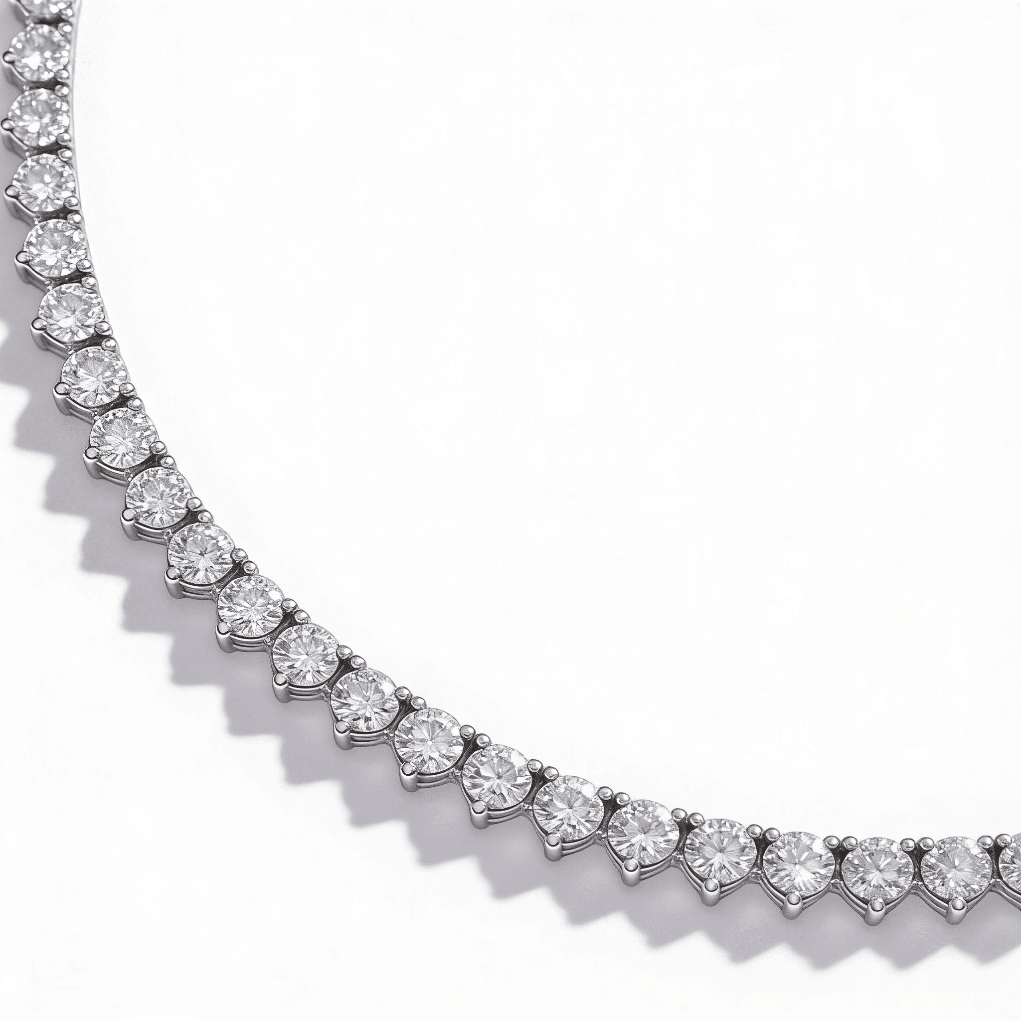 Les Exclusives Graduated Line Necklace  - 3