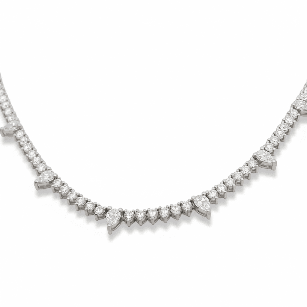 Les Exclusives Pear Accent Necklace  - 4
