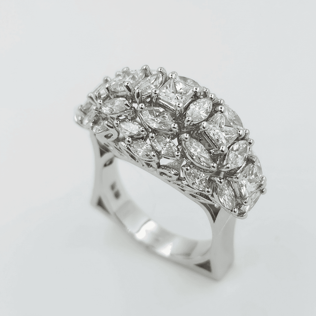 Les Exclusives Diamond Dome Ring - 3