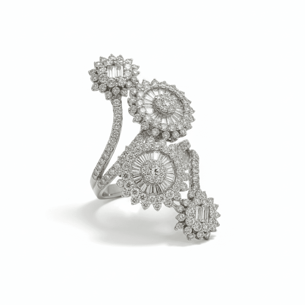 Les Exclusives Marquise Cluster Ring - 3