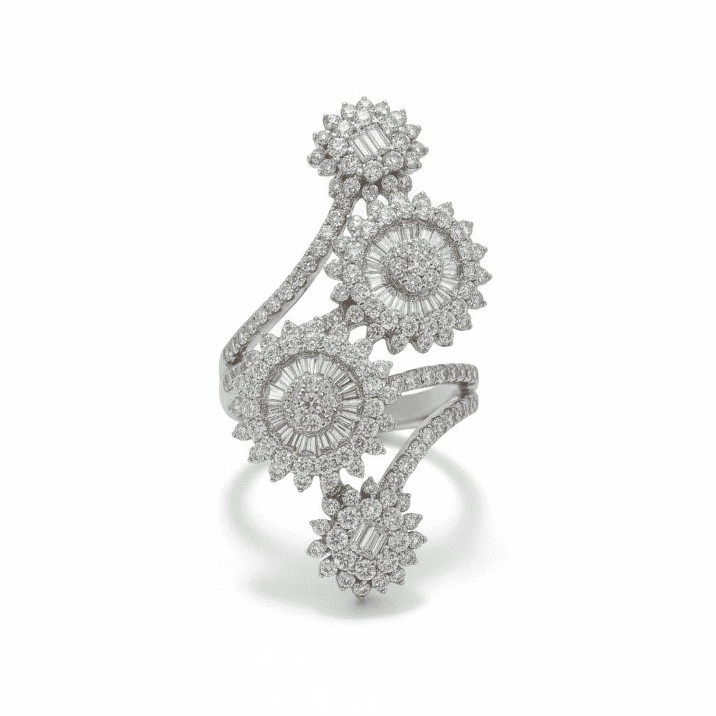 Les Exclusives Marquise Cluster Ring - 4
