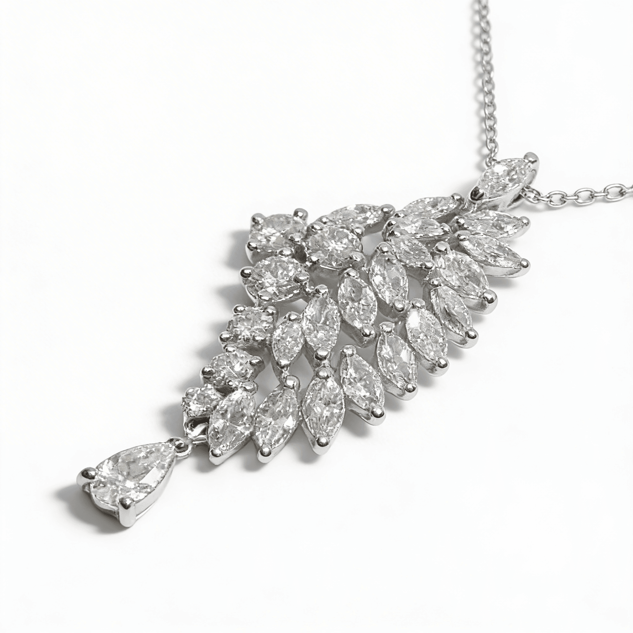 es Exclusives Feather Drop Pendant   - 5
