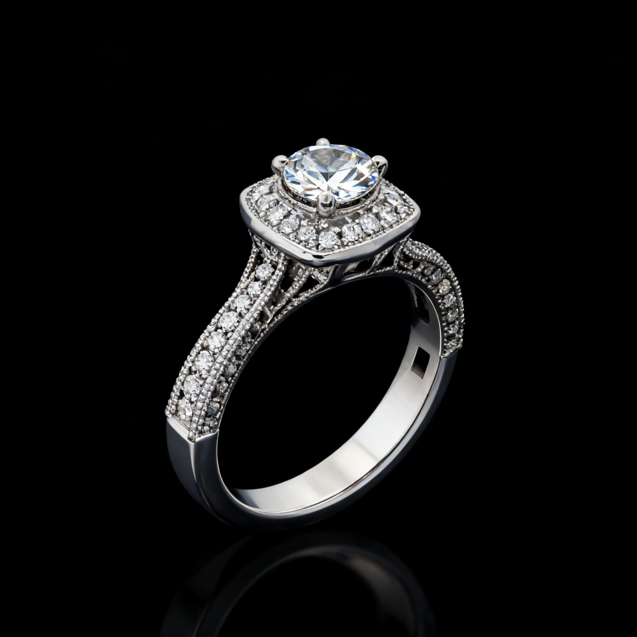The Promettimi Halo Precision Ring - 4