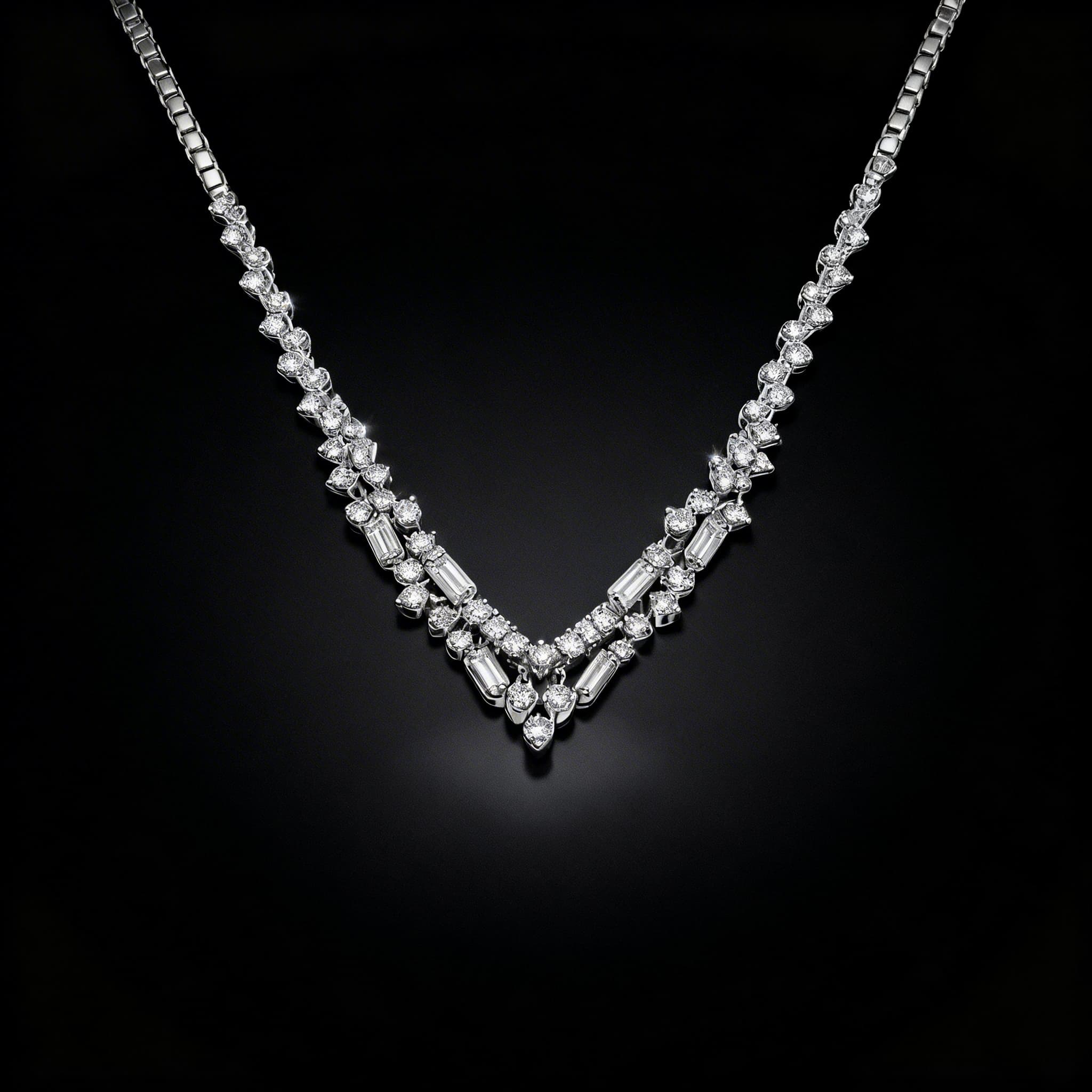 The Solo Mio Vector V Necklace - 5