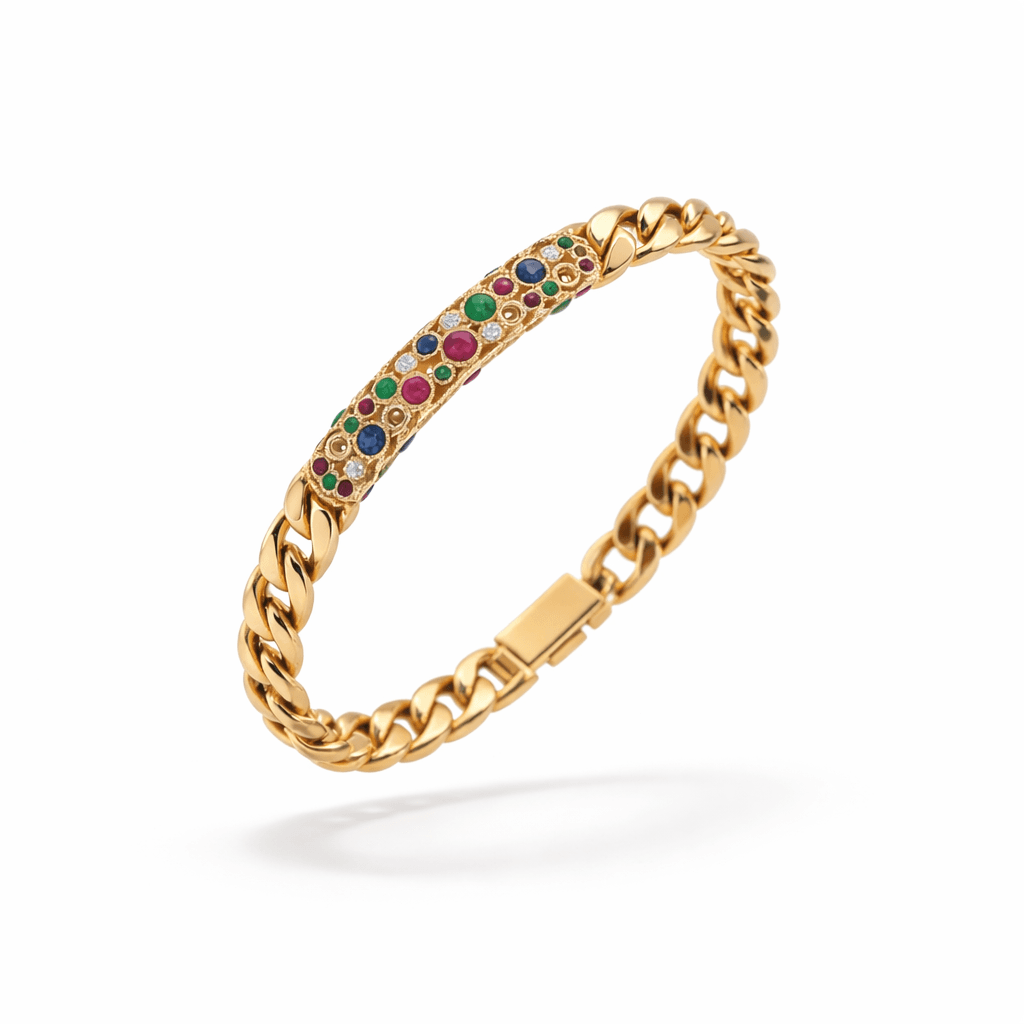 Torsade Sacre Chain Bracelet in Yellow Gold
