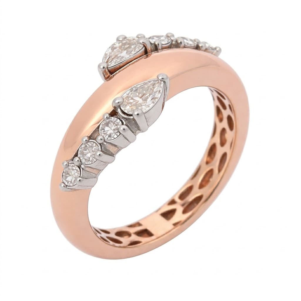The Hiya Signature IV Aligned Marquise Ring
