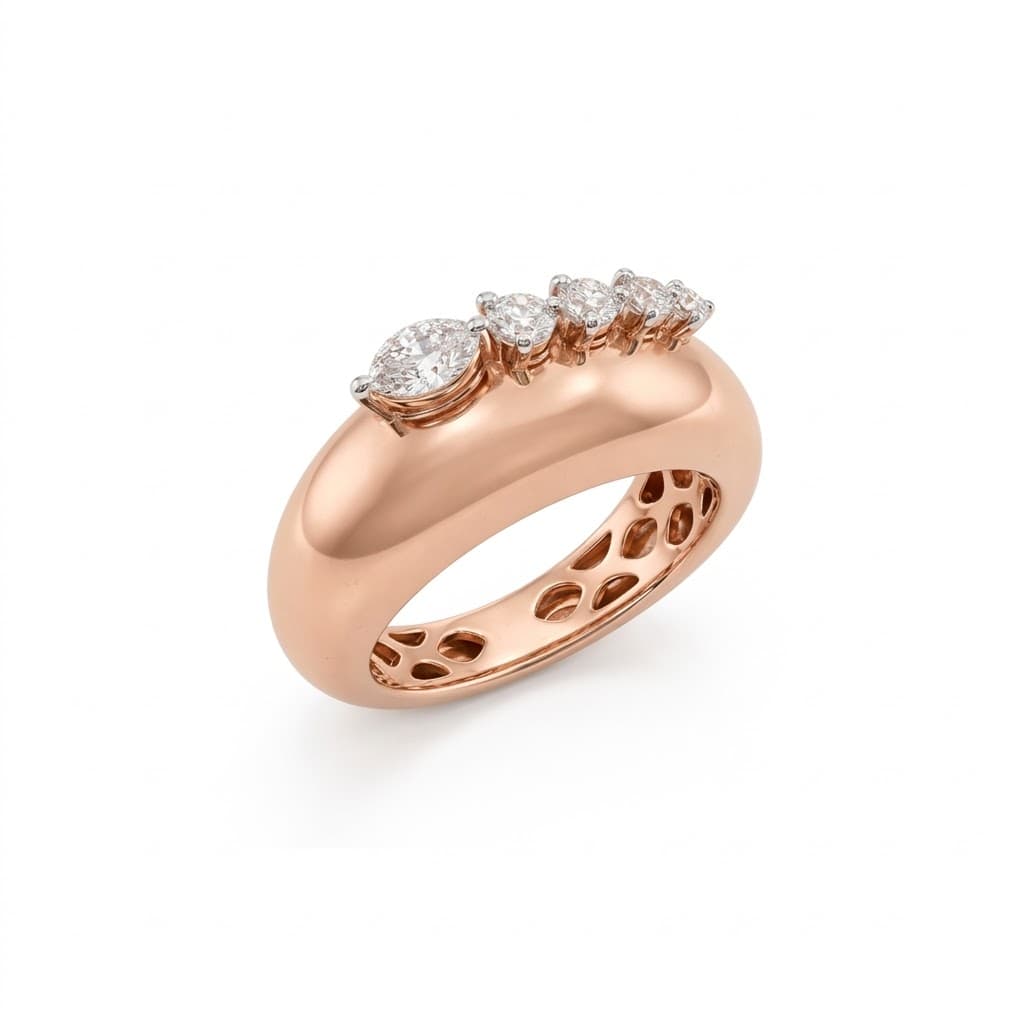 The Hiya Signature IV Crown Line Ring 