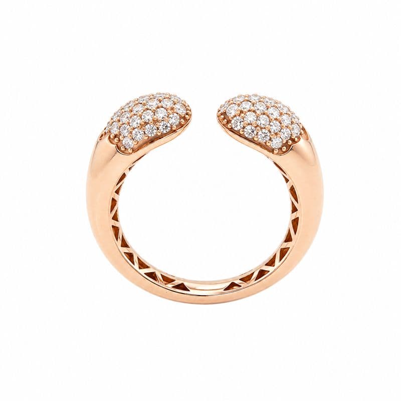 The Hiya Signature IV Dual Pavé Open Band 