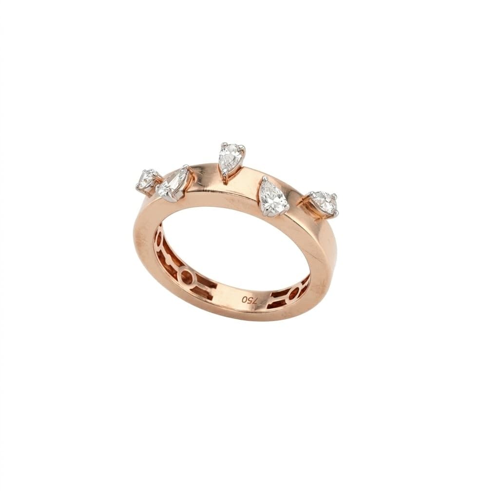The Hiya Signature IV Scattered Pear Ring 