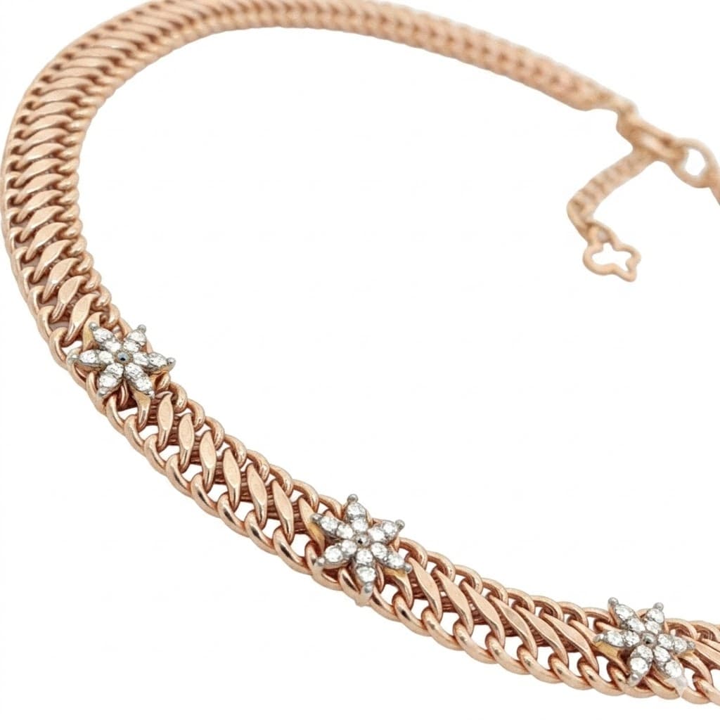 The Hiya Signature IV Star-Set Chain Choker 