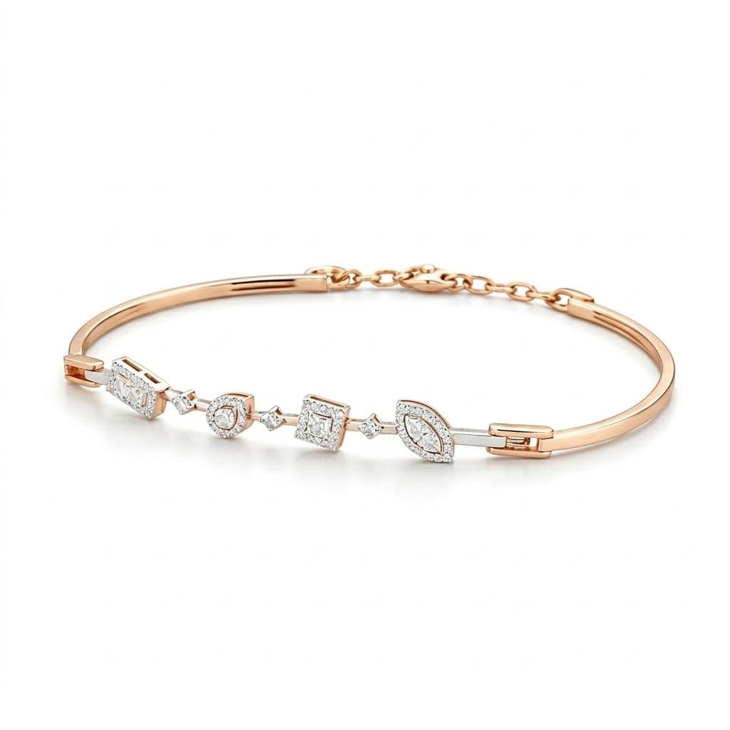 The Hiya Signature IV Multi-Shape Diamond Bracelet 