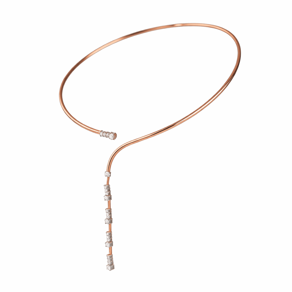 The Hiya Signature IV Vertical Line Diamond Choker 