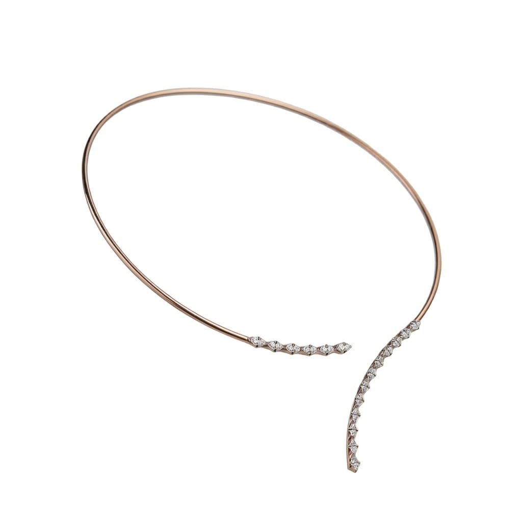The Hiya Signature IV Open Line Diamond Choker 