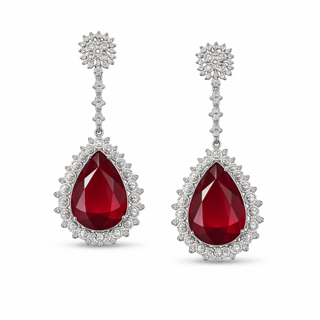 The Peregrinus Ruby Imperial Teardrop