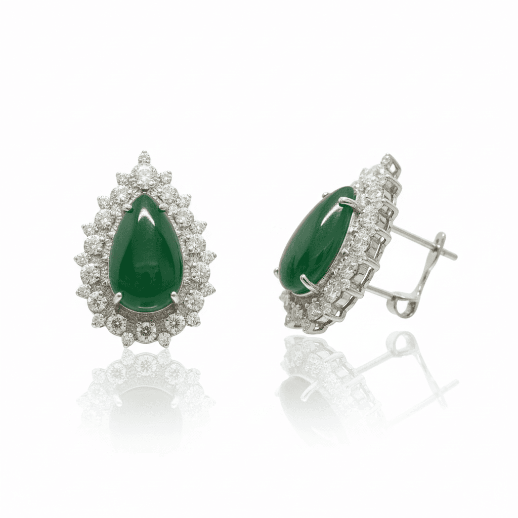 The Peregrinus Emerald Royal Teardrops