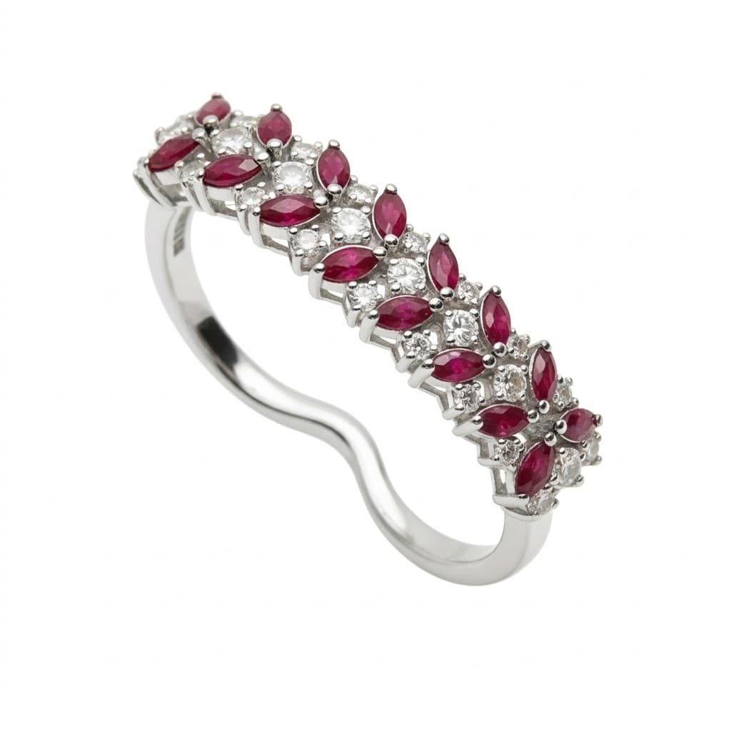 The Peregrinus Ruby Imperial Contour Ring