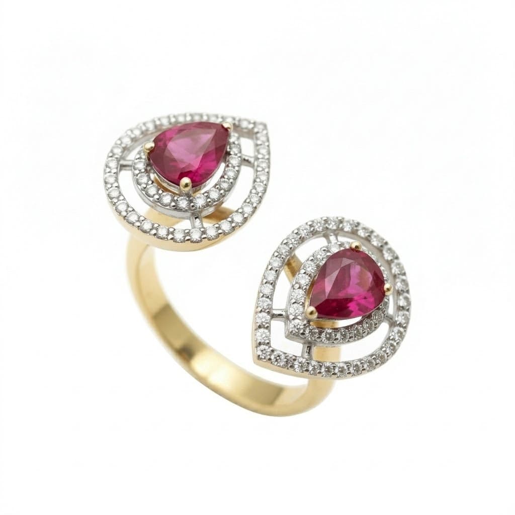 The Peregrinus Crimson Balance Ring 