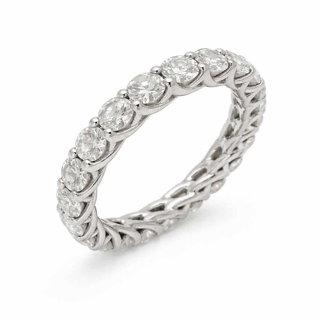 The Eternità Braided Gallery Full Eternity Ring