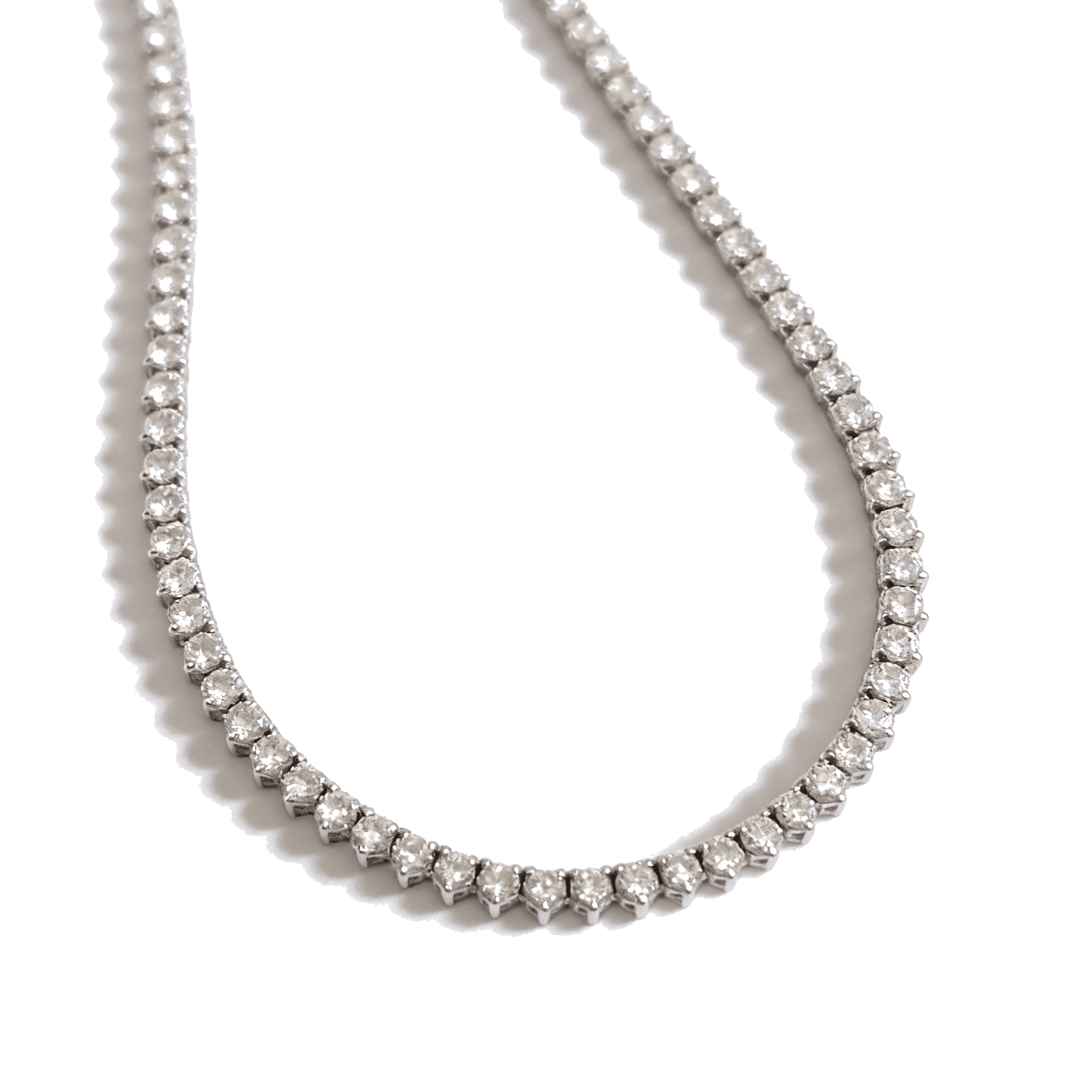 Les Exclusives Fine Tennis Necklace