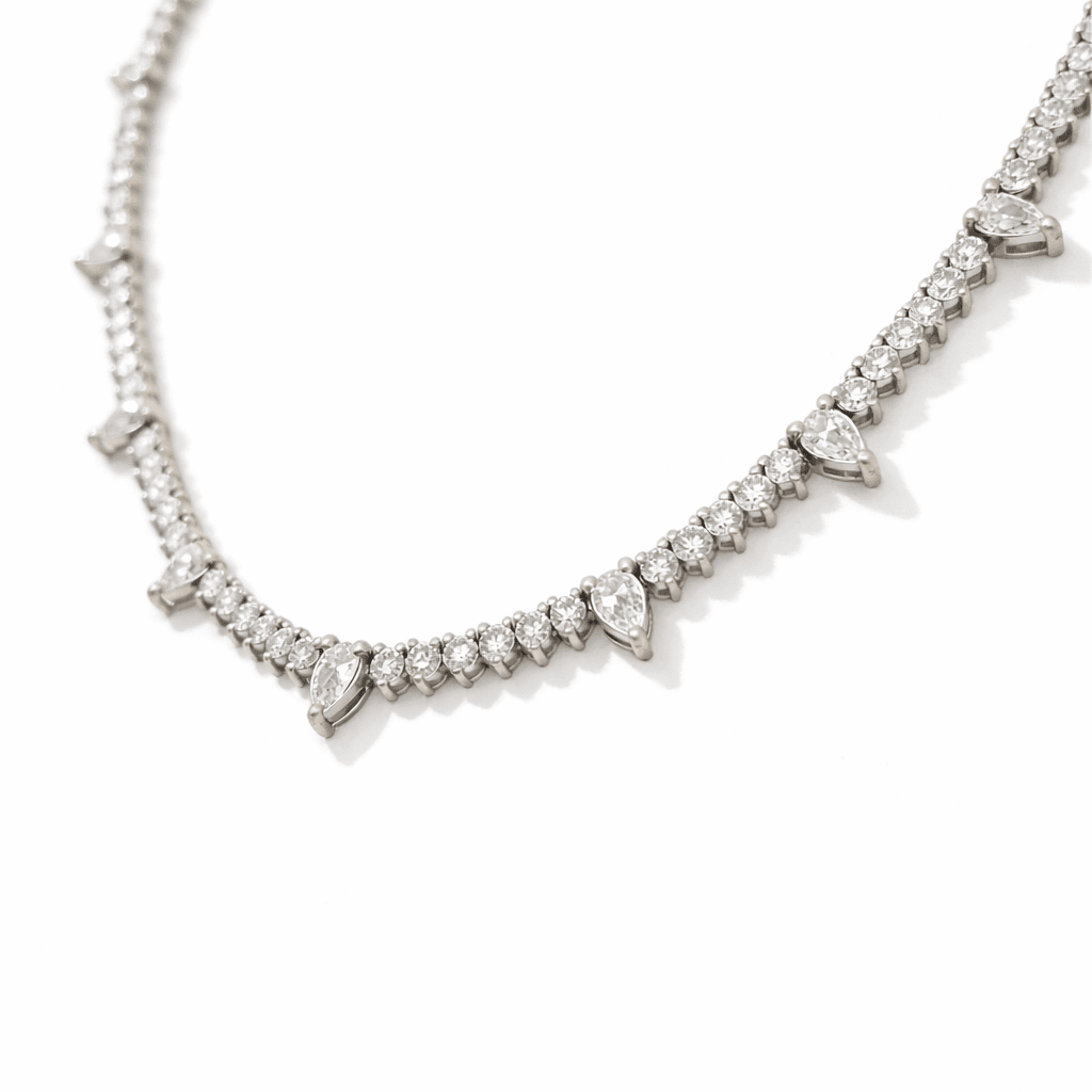 Les Exclusives Pear Accent Necklace 