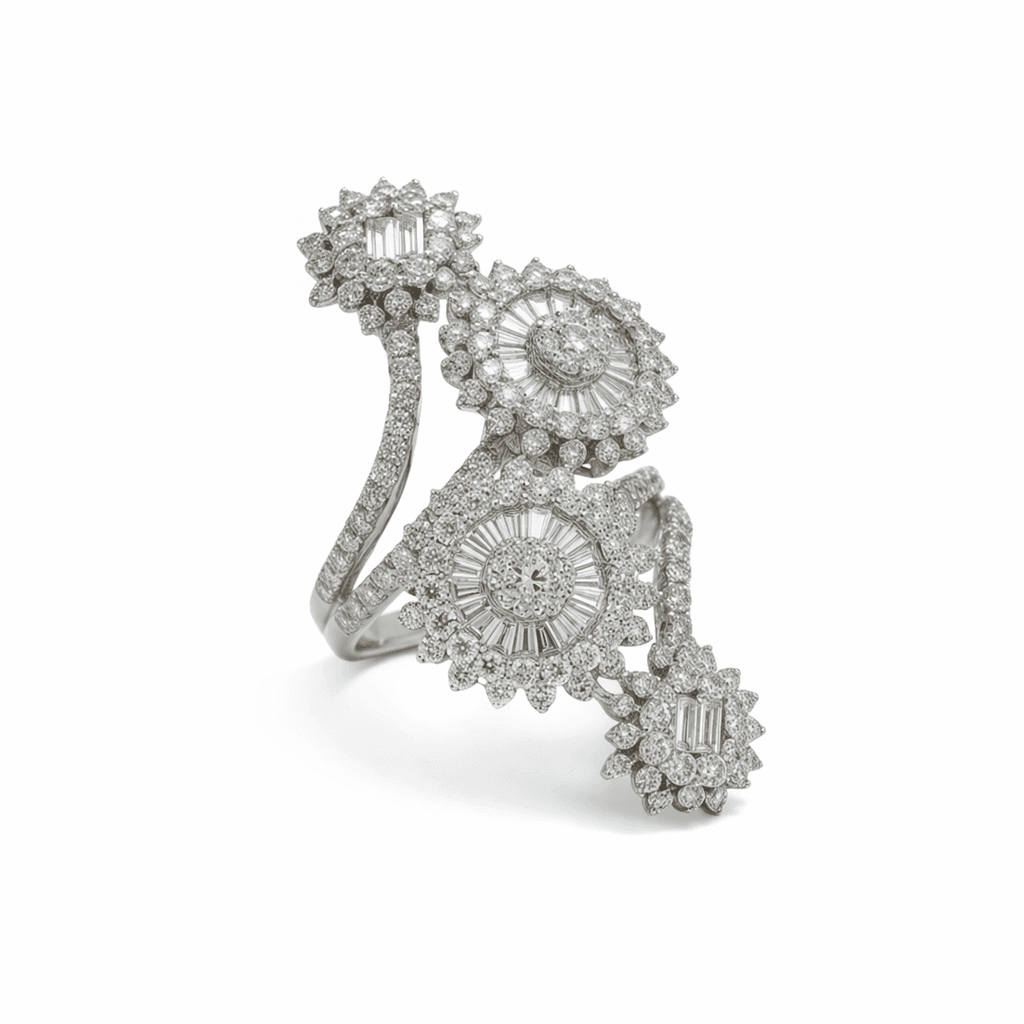 Les Exclusives Marquise Cluster Ring